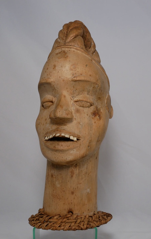 Carved wooden head; 1933; ILFCM1817 eHive