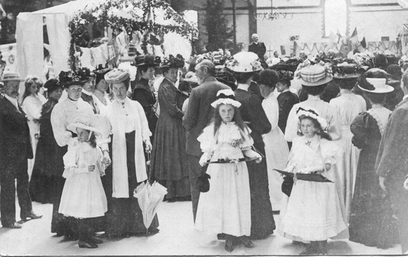 Church Bazaar, Pannier Market, South Molton; 1906; 88 eHive