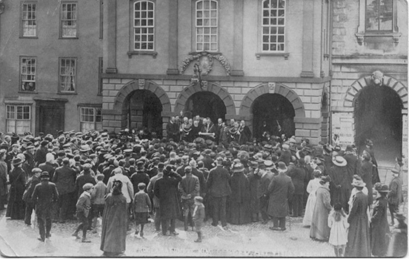 Proclamation of Accession of George V at South Molton; Unknown; 1910 ...