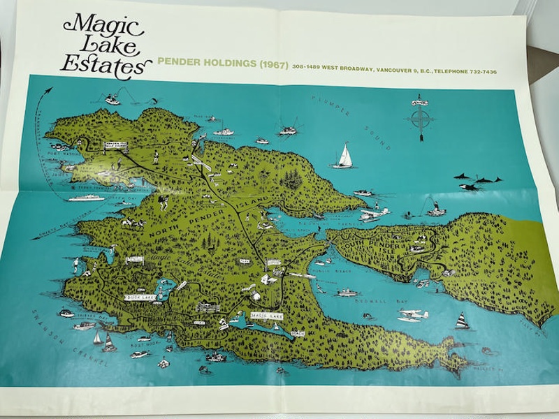 Magic Lake Estates Colour Map; 0021.0013.0016 on eHive