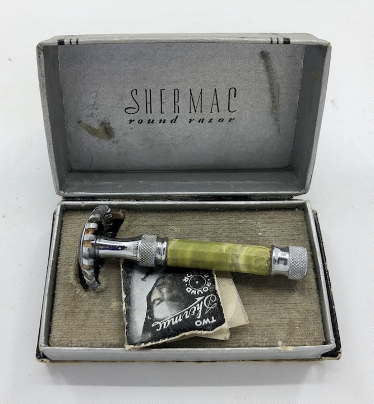 Shermac Round Razor; Shermac; 1933-34; 023.0122.0001 | eHive