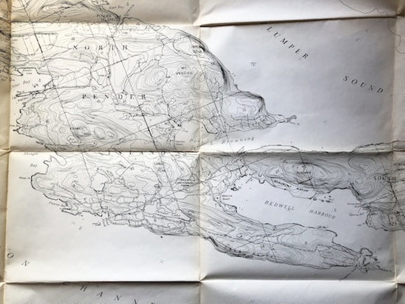 Pender Island Zoning Map; BC Department of Lands, Forests, & Water ...