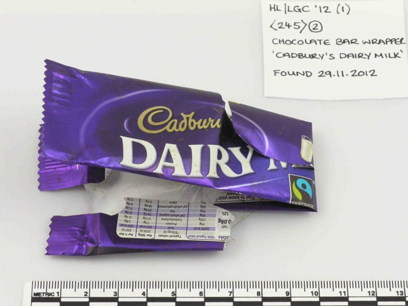 chocolate wrapper