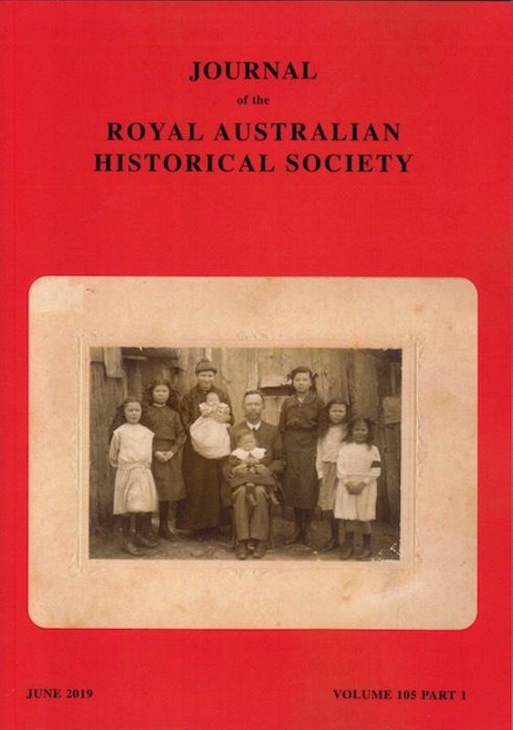 Journal of the Royal Australian Historical Society.; Royal Australian
