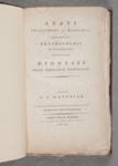 Book - Arati Phaenomena et Diosemea quibus subiiciuntur Eratosthenis Catasterismi.; Aratus (ca. 310-240 BC); 1816; 214.13.4