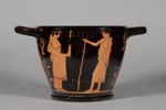 Skyphos ; Attributed to the Splanchnopt Painter; 460-440 BC; 44.57