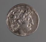 Coin, silver tetradrachm, Antiochus VIII; Late 2nd to early 1st Century BC; 180.96.6