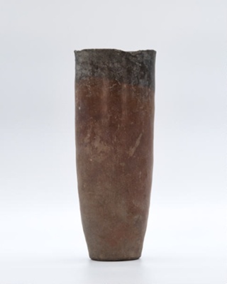 Egyptian black-topped red ware vessel; 231.22.5