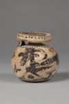 Aryballos ; Attributed to the Redingote Painter; ca. 575-550 BC ; 71.68