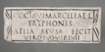 Funerary Inscription; Early 1st Century CE; 112.71