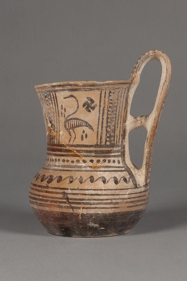 Tankard; ca. 750-725 BC; 37.56