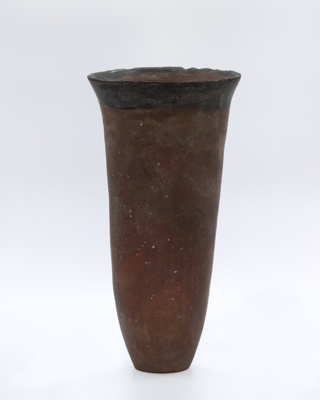 Egyptian black-topped red ware vessel; 231.22.1