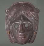 Plaster cast of a Roman female pantomime mask; Ministry of Culture Archaeological Receipts Fund; 1988-1989 CE; CC30