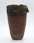 Egyptian black-topped red ware vessel; 231.22.10