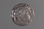 Coin, silver tetradrachm, Ptolemy I; Late 4th to early 3rd Century BC; 180.96.8