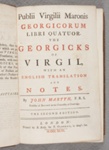 Book, The Georgics of Virgil; Virgil (ca 70-19 BCE); 1746; 214.13.10