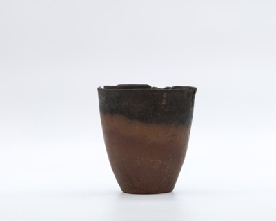 Egyptian black-topped red ware vessel; 231.22.7