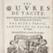 Book, The Works of Tacitus; Tacitus (ca. 56-120 CE); 1678; 214.13.12