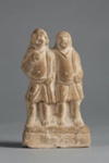 Figurine of two actors as young master and slave; ca. 1st Century CE; 165.78