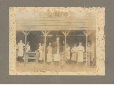 Woodworking class, Beaconsfield school, Tasmania; unknown 