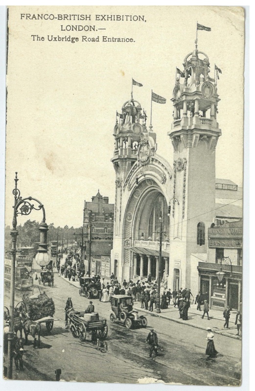 FrancoBritish Exhibition, London The Uxbridge Road Entrance; 1908