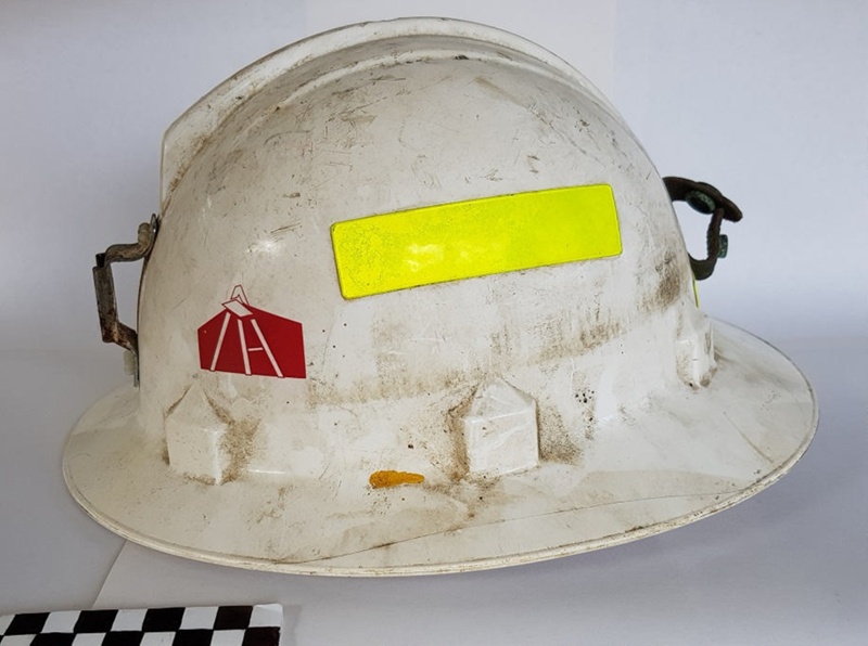Miner's hard hat; 3M; c. 2006; BMHC_15643 eHive