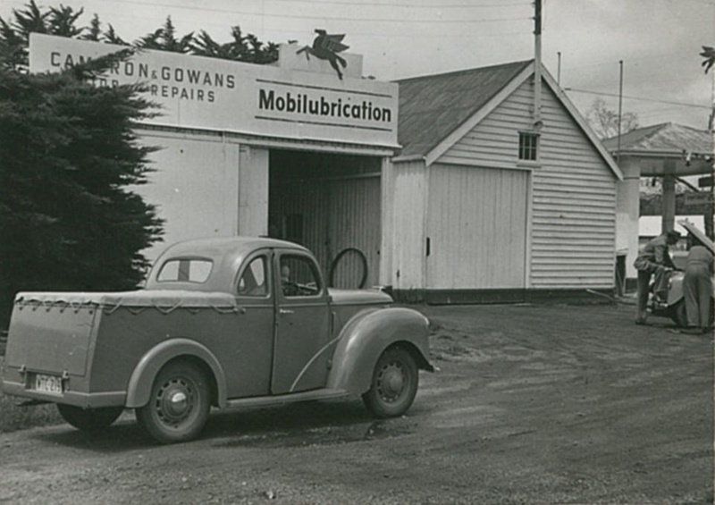 Exeter garage; unknown; 1954; BMHC_14250 on eHive