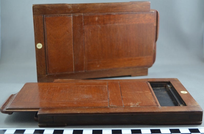 Glass plate negative holders; unknown; late 19th early 20th Century