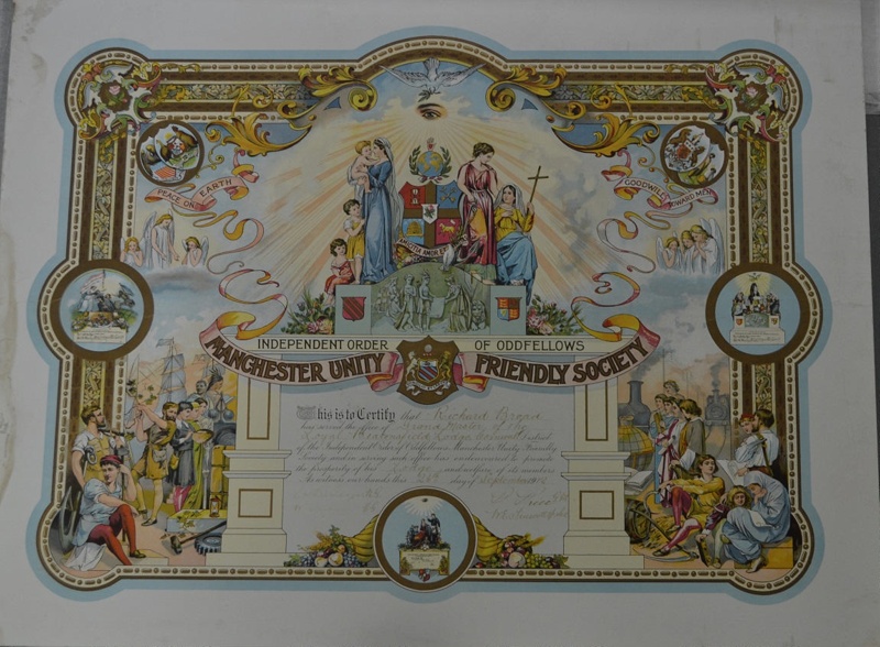 Certificate; Independent Order of Oddfellows; 26091912; GSM_01601 eHive Certificate; Independent Order of Oddfellows; 26091912; GSM_01601 eHive