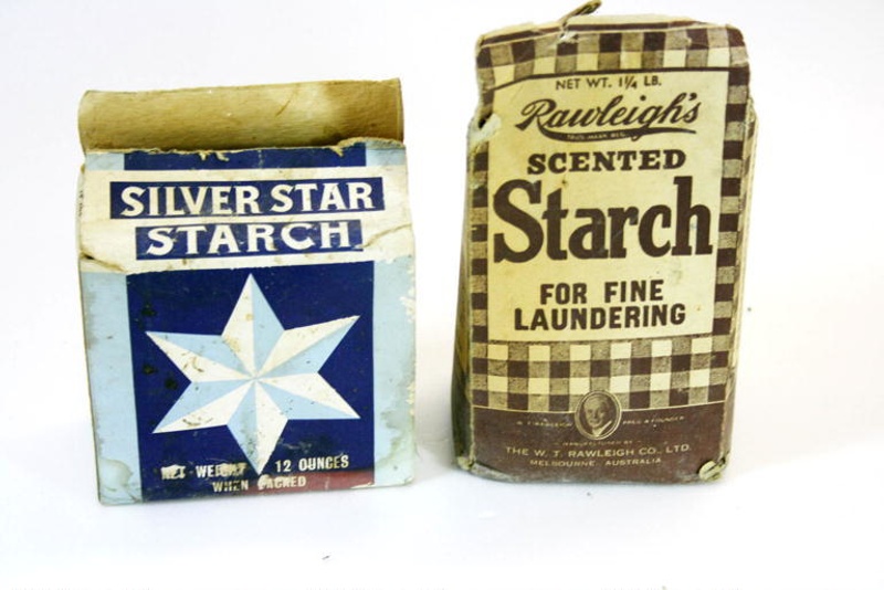 Packets, laundry starch, 'Silver Star Starch', 'Rawleigh's Scented
