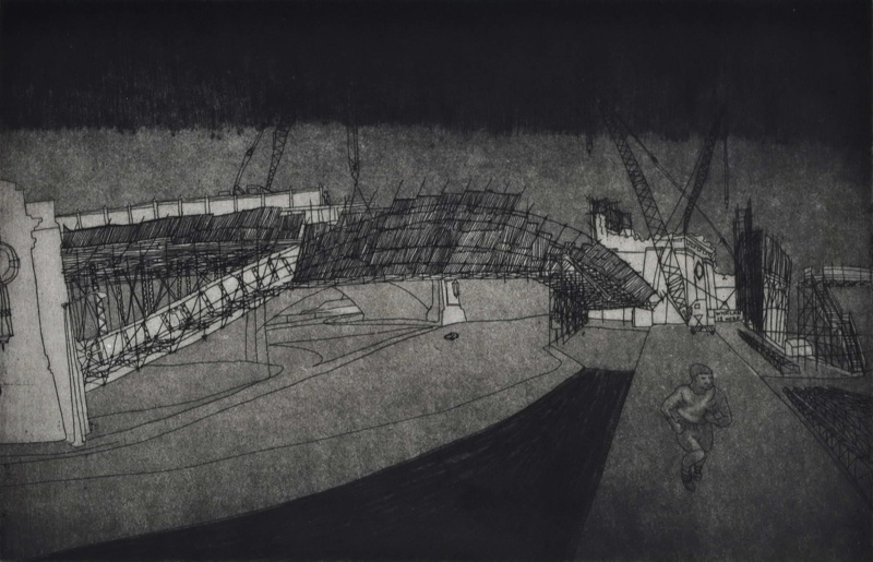 The Night the Bridge Came Down (old Railway Arch Bridge, North Sydney ...