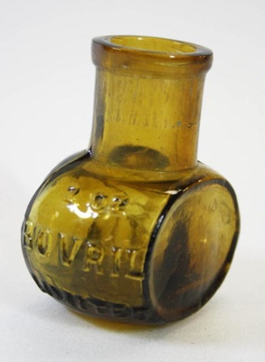 bovril jar amber glass 1910 1920 limited ehive