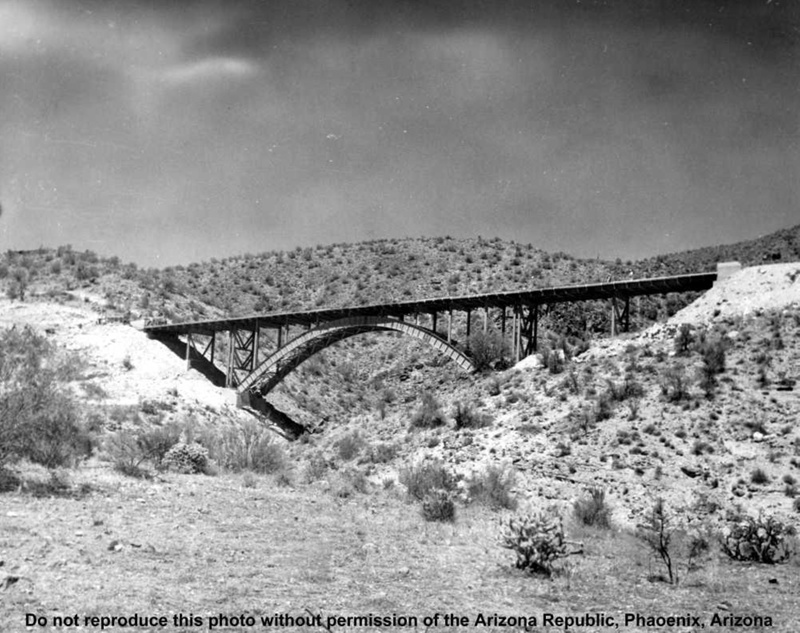 Bridge nearing completion at Kayser Springs Highway 93; Arizona ...