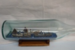 3 model ships in bottle - FY 3075, NR 2375 and FY 27; LOWMS:2023.184