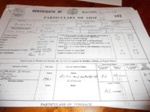Certificate  of  Registry  Chudleigh  of  Lowestoft; custom & excise; 1976; LOWMS.2025.101