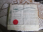 Engineer  Certificate; 1920; LOWMS.094