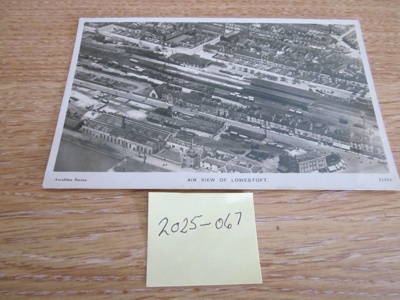 Aerial view  of  Lowestoft  Railway  Station; LOWMS.2025.067