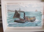 Painting  of  Drifter  Ambitious  LT 519  at  Sea; LOWMS.2025.082