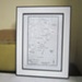 Framed  Maps  of  Lowestoft  1826,1856,1906, 1956; LOWMS.2025.080 A-D