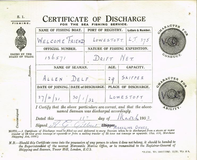 Discharge Certificate Lowms2015090 Ehive 9490