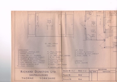 Plan - Trawlers 'Scampton' & 'Waddington'; Richard Dunston Ltd; 15.01.1961; LOWMS:2020.253