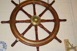 Ship's Wheel M T Bryher Ship LT 371; 1961; LOWMS:2023.218