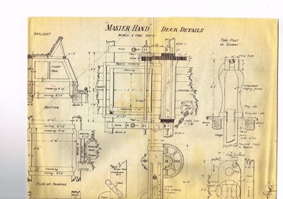 Plans Smack 'Master Hand' LT1203; Edgar March  (Plans A to E); 1951; LOWMS:2020.259 A - F