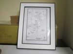 Framed  Maps  of  Lowestoft  1826,1856,1906, 1956; LOWMS.2025.080 A-D