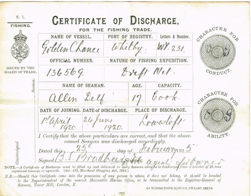 Discharge Certificate Lowms2015083 Ehive 2157