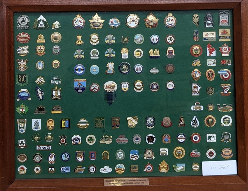 Collection of Curling Club Badges; MC367 | eHive