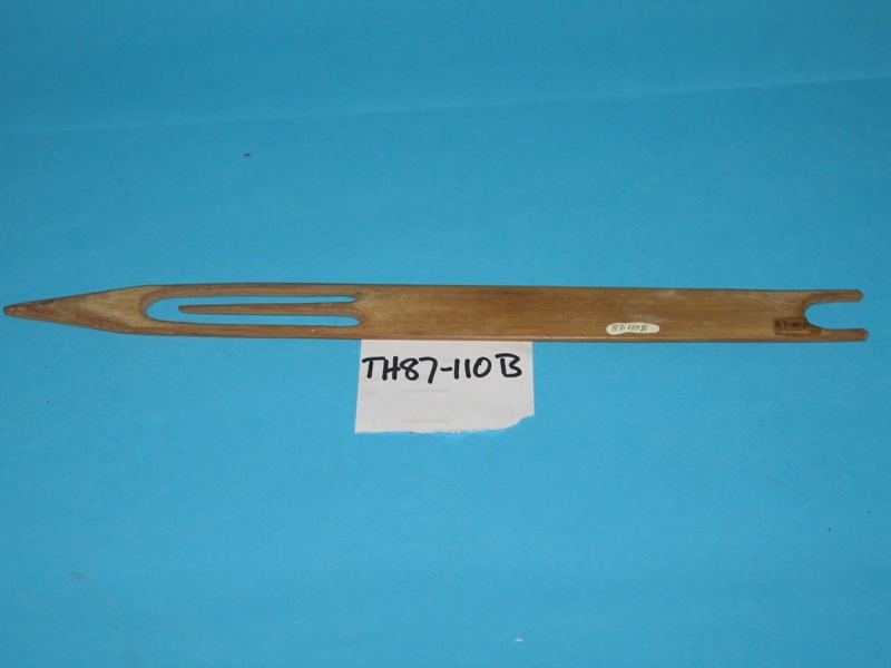Wooden Needle or Shuttle; TH1987.110.2 eHive