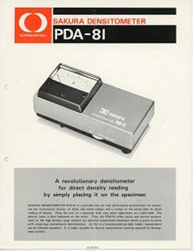 Konishoku Sakura Densitometer PDA-81; Konishiroku; 1976; H3010 | eHive