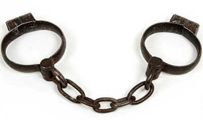 Harry Houdini's Handcuffs; unknown; 1890-1904; 2022.4.1 | eHive