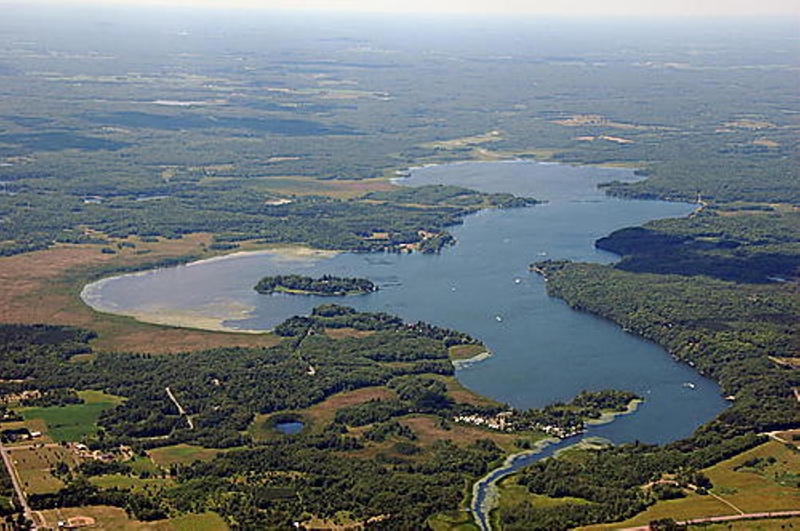 Aerial View, Bear Lake, WI; 00004 eHive